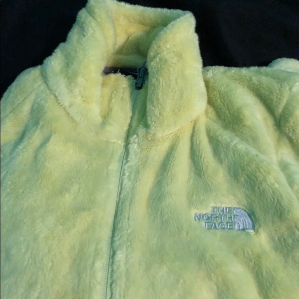 Light Yellow North Face (small) full zip up